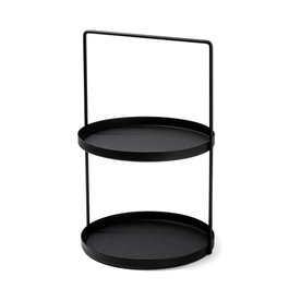 Aberto Design Tilos - Accesorio decorativo de metal Negro